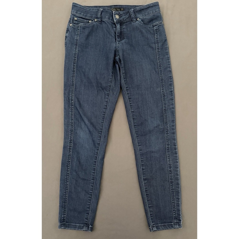 Prana Skinny Jeans Womens Size 4/27 Stretch Dark Wash Low Rise